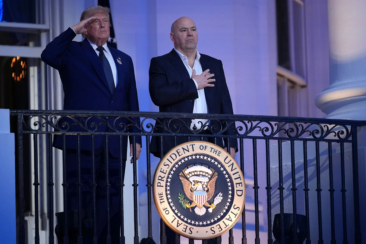Donald Trump e Dana White Donald Trump e Dana White