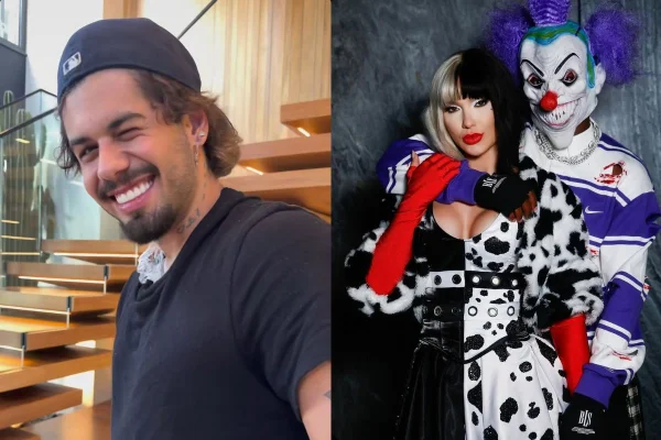 Zé Felipe; Virginia e Vini Jr. montagem