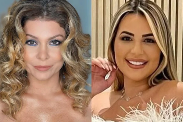 Montagem feita a partir de fotos das redes sociais de Bárbara Borges e Deolane Bezerra - Metrópoles