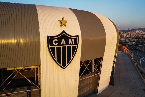 Fachada do estádio do Atlético-MG - Metrópoles