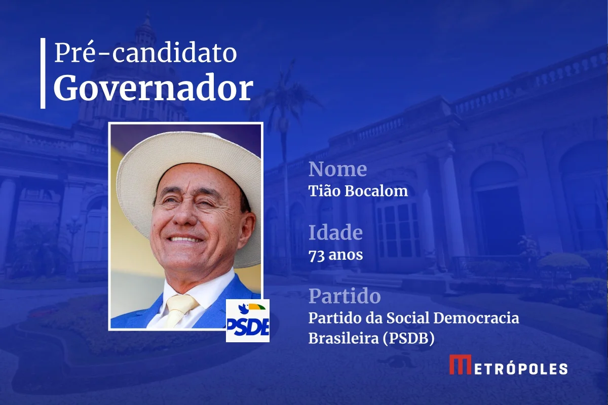 Tião Bocalom, pré-candidato a governador pelo Acre Tião Bocalom, pré-candidato a governador pelo Acre