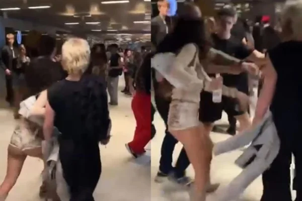 Web resgata vídeo em que Marina Sena joga garrafa d'água em fã