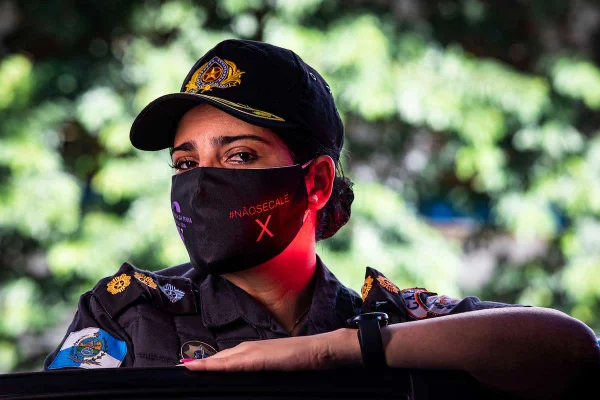 Cláudia Moraes, tenente-coronel da PM do Rio e comandante da Patrulha Maria da Penha