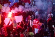 “Soberania e reeleição de Lula”: estudantes fazem ato no Museu da República - imagem 6 “Soberania e reeleição de Lula”: estudantes fazem ato no Museu da República - imagem 6