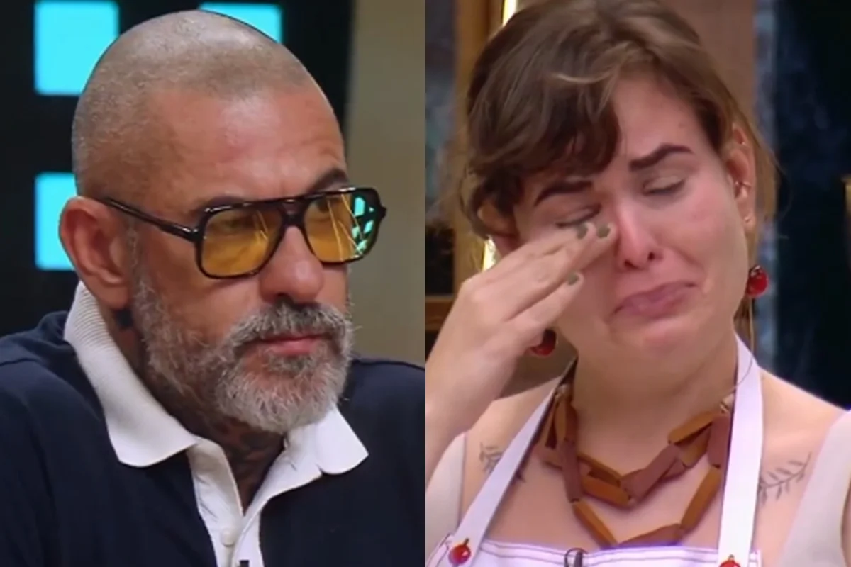 Carla chorou no Mastechef após crítica de Fogaça Carla chorou no Mastechef após crítica de Fogaça