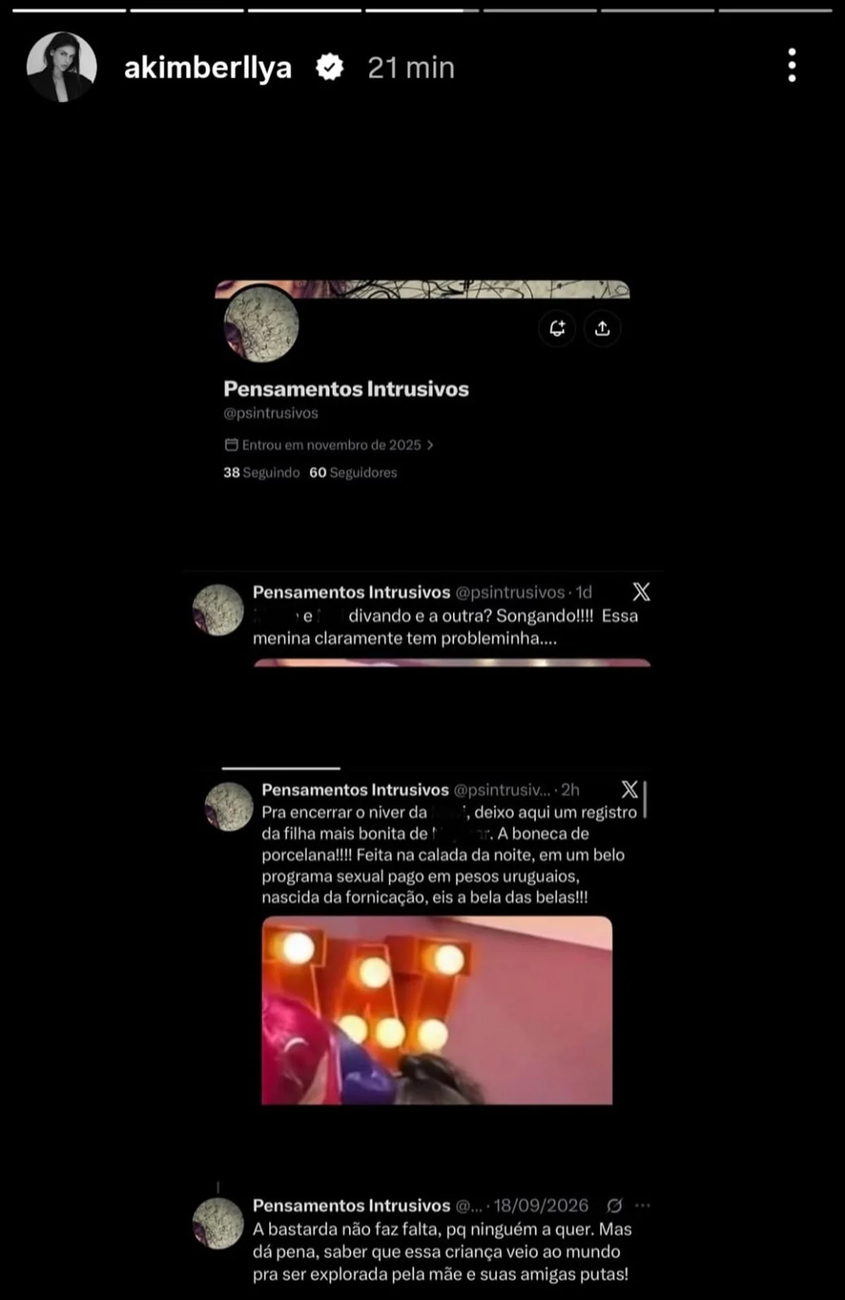 Amanda Kimberlly registrou um Boletim de Ocorrência contra perfis do Twitter Amanda Kimberlly registrou um Boletim de Ocorrência contra perfis do Twitter