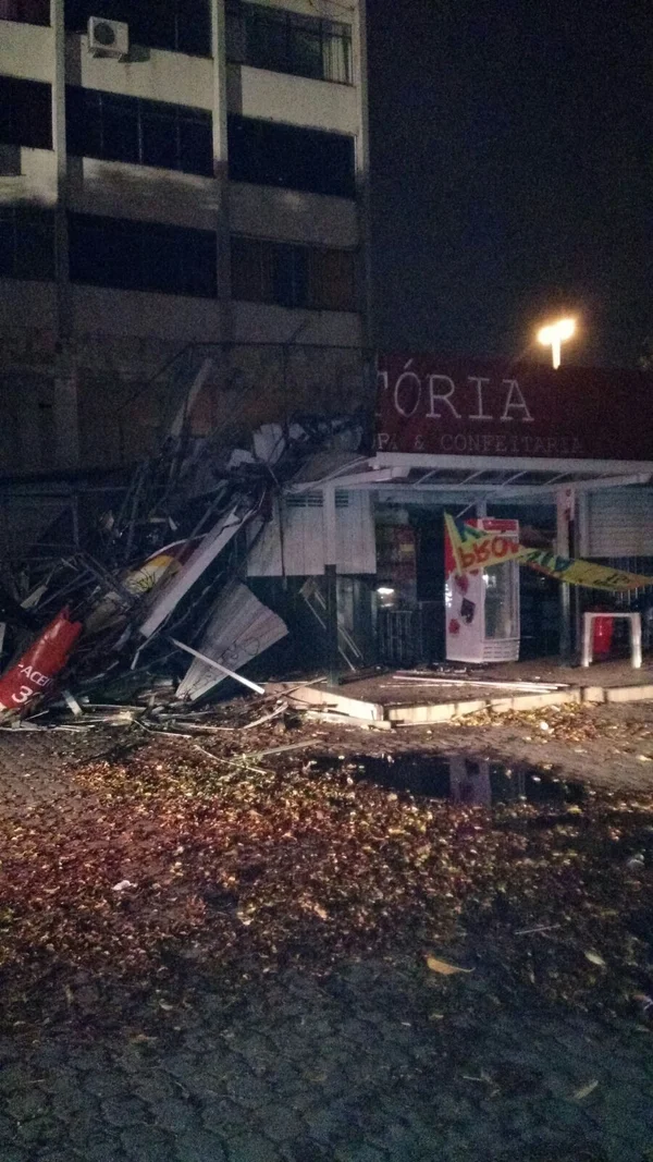 Chuva de granizo e ventos fortes surpreendem o brasiliense