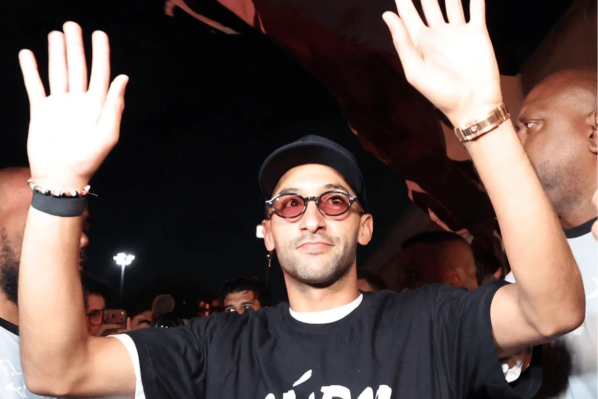 Hakim Ziyech, jogador do Marrocos Hakim Ziyech, jogador do Marrocos