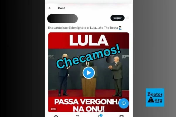 Imagem colorida mostra lula e biden juntos - Metrópoles