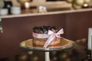 Bolo de frutas vermelhas