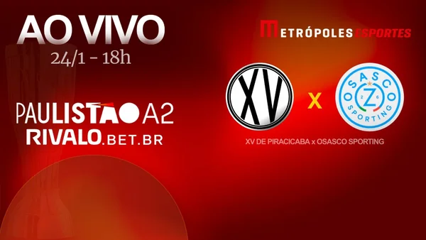 Paulistão A2 2026: veja XV de Piracicaba x Osasco Sporting ao vivo