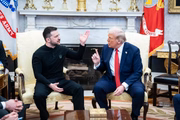 trump-zelensky-GettyImages-2203126774 Trump diz que EUA não financiam mais a Ucrânia: “Só vendemos armas”