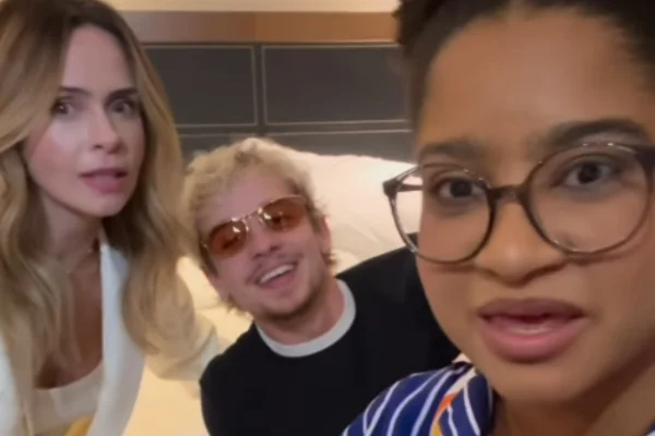 Ana Paula, Juliano e Milena se reencontram após BBB26: “Fofocando”