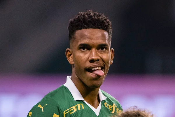 Foto colorida de Estêvão, joia do Palmeiras - Metrópoles