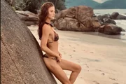 Cintia Dicker também aproveitou Ubatuba