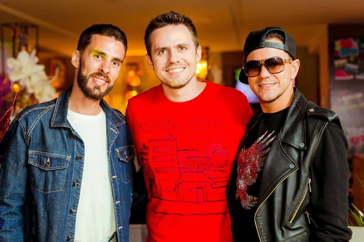 Hugo Auler, Leonardo Aquino e Tiago Corrêa Hugo Auler, Leonardo Aquino e Tiago Corrêa