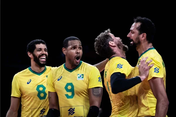 Vôlei masculino: Brasil bate a Polônia e conquista Liga das Nações