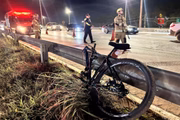 Ciclista foi levado em estado grave para hospital
