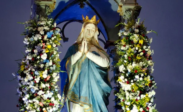 Imagem colorida de Nossa Senhora da Conceição