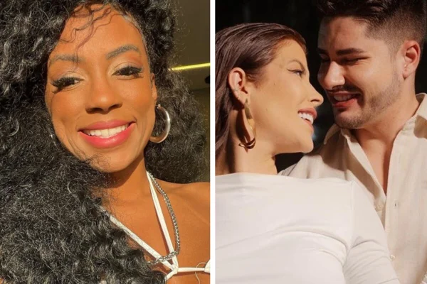 Montagem feita a partir de fotos das redes sociais de Lumena Aleluia, Jaquelline e Lucas - Metrópoles