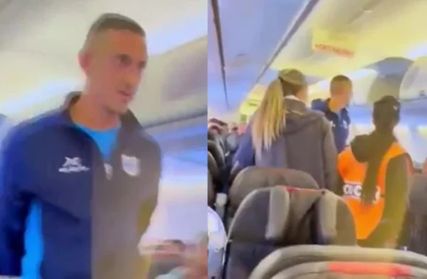 Jogador de futebol argentino é preso ao gritar "bomba" em avião - Metrópoles
