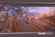 Surveillance camera records the moment of explosion in East District Surveillance camera records the moment of explosion in East District