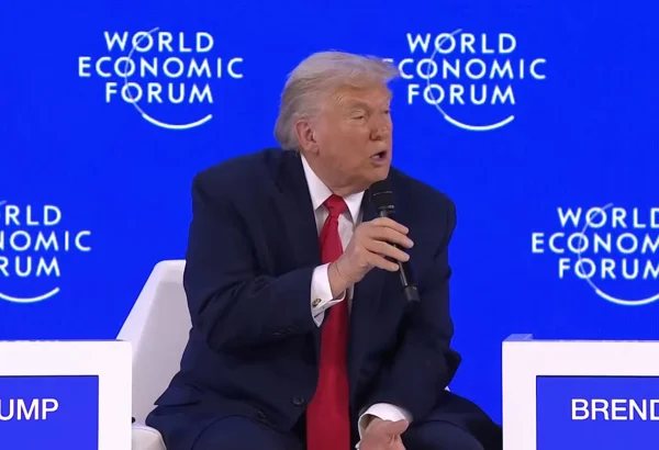 Donald Trump em Forúm Econõmico Mundial, na Suíça