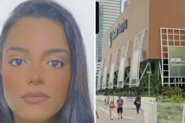 Foto colorida de Emile Quessia, presa suspeita de envolvimento no crime - Metrópoles