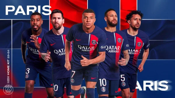 Com Neymar e Messi, PSG divulga uniforme da próxima temporada
