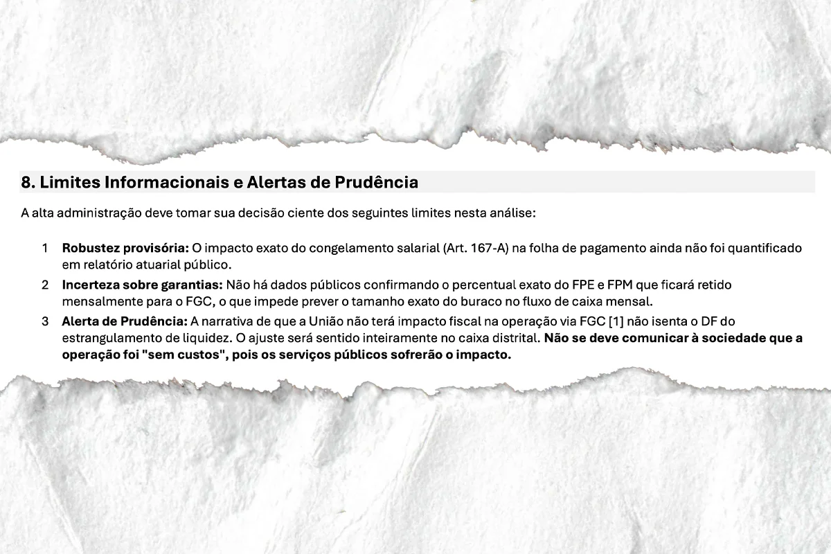 GDF terá de fazer “contingenciamento severo” em razão do empréstimo para salvar o BRB - imagem 3 GDF terá de fazer “contingenciamento severo” em razão do empréstimo para salvar o BRB - imagem 3