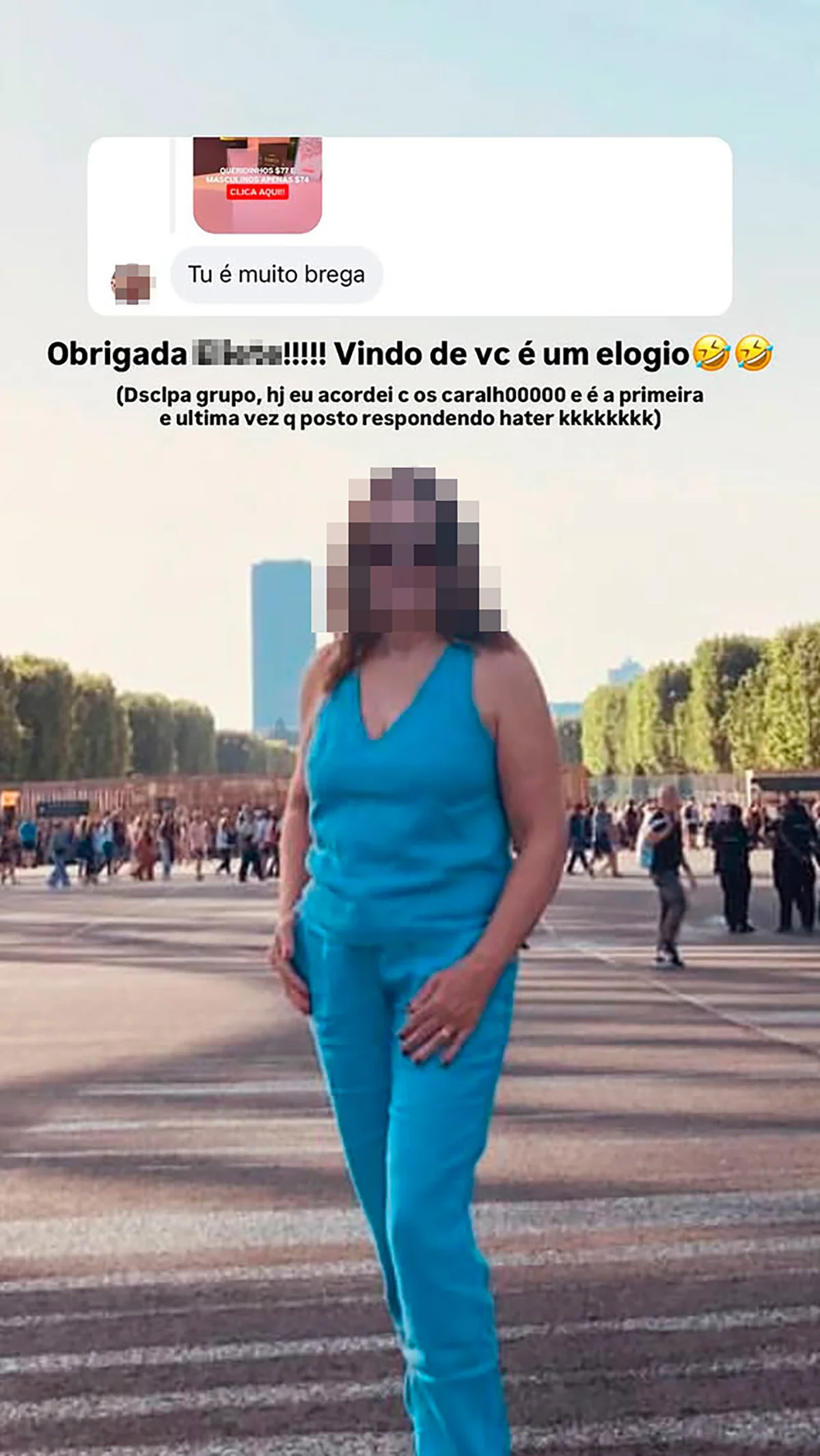 Virginia publicou story respondendo seguidora que a criticou Virginia publicou story respondendo seguidora que a criticou
