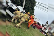 CBMDF socorreu as vítimas; uma morreu na hora CBMDF socorreu as vítimas; uma morreu na hora