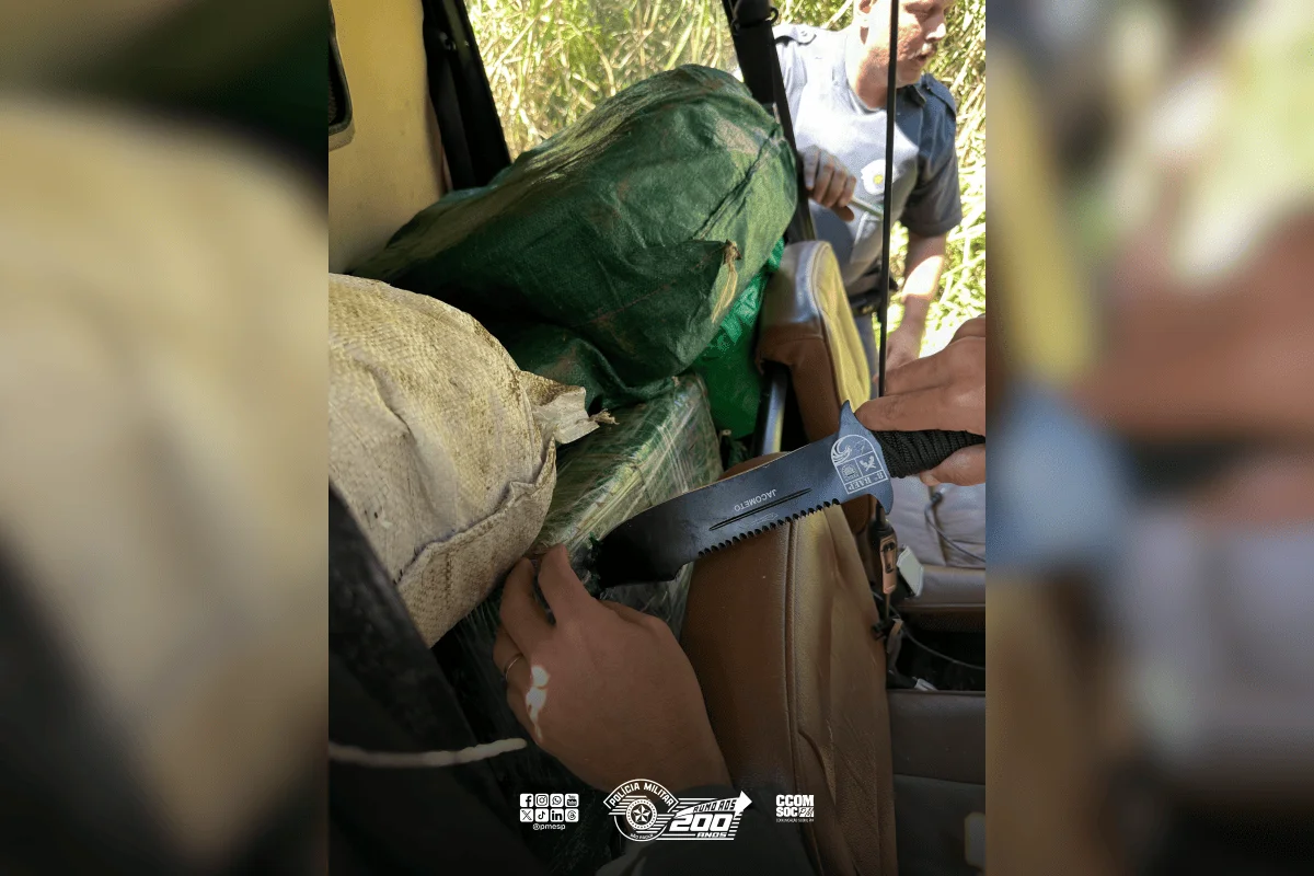 Perseguição aérea em SP tem pouso em mata e piloto preso com cocaína - imagem 1 Perseguição aérea em SP tem pouso em mata e piloto preso com cocaína - imagem 1