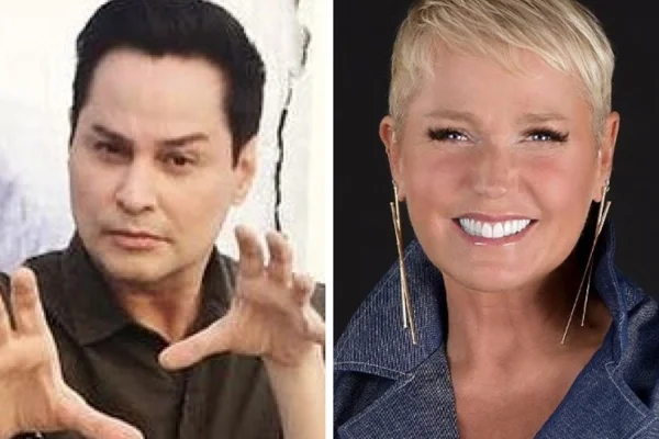Montagem feita a partir de fotos das redes sociais de Mauricio Branco e Xuxa - Metrópoles
