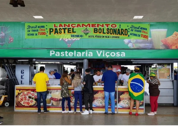 Pastel Bolsonaro: quitute lançado tem cores verde e amarelo