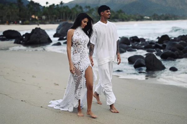 Gabriel Medina anuncia gravidez de Isabella Arantes durante casamento - destaque galeria