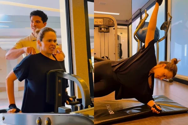 Veja o treino de Ana Paula Renault para ter braços fortes e definidos