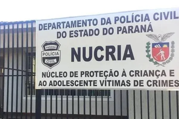 Imagem mostra entrada do Nucria. Professor de Maringá suspeito de crimes sexuais contra 9 alunas é preso pela Polícia Civil - Metrópoles