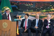 Lula em evento com o ministro Alexandre de Moraes