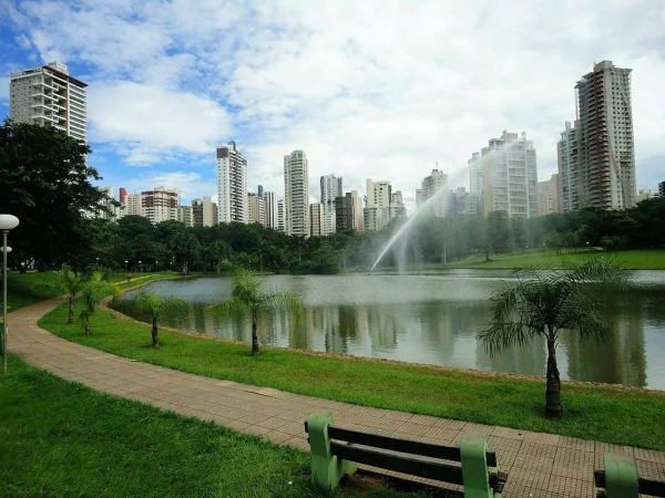 imagem colorida parque vaca brava goiania