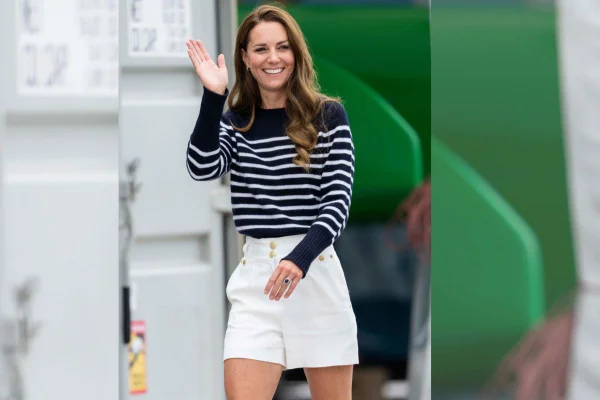 Musa fitness? Kate ousa ao mostrar pernas saradas em evento esportivo