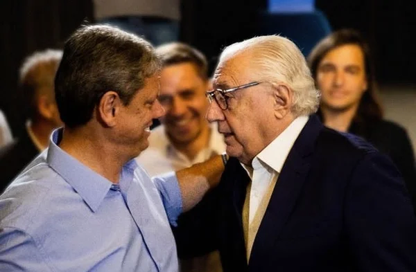 Tarcísio de Freitas e Guilherme Afif