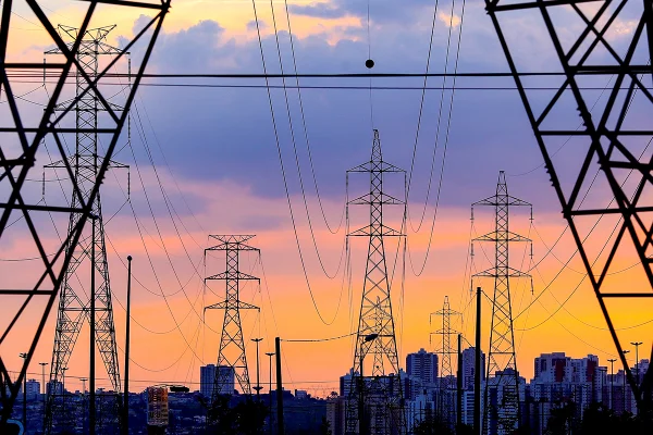 Torres de transmissão de energia. Brasília(DF), 31/10/2019