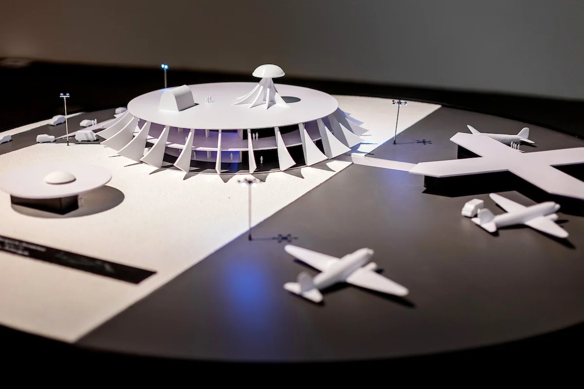 Maquete do aeroporto doméstico Maquete do aeroporto doméstico
