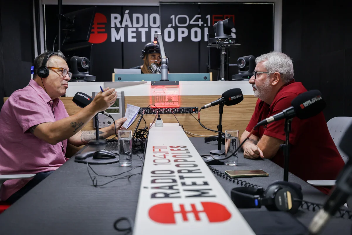O candidato ao Governo do Distrito Federal, Expedito Mendonça, concede entrevista à Rádio Metrópoles. (1°/9/2026) O candidato ao Governo do Distrito Federal, Expedito Mendonça, concede entrevista à Rádio Metrópoles. (1°/9/2026)