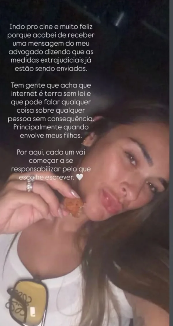 Tainá Militão anuncia medidas judiciais após comentários sobre filhos - destaque galeria