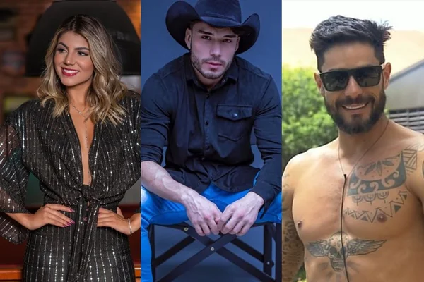 Lucas, Hariany e Diego Grossi, finalistas de A Fazenda 11