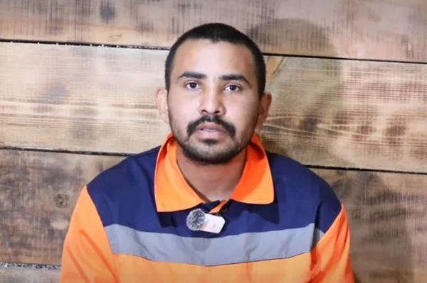imagem colorida de brasileiro que lutou pela ucrânia na guerra e que foi capturado por forças russas