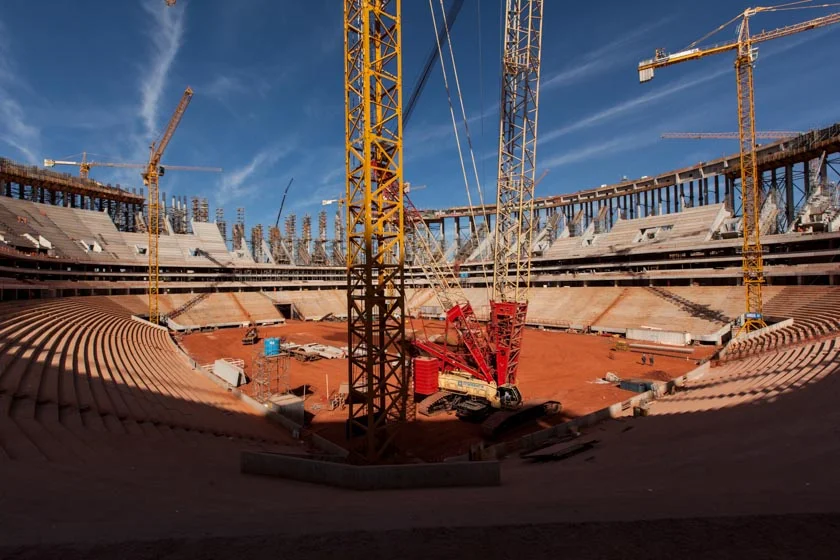 Brasília(DF), 13/07/2012 - Obras do Estádio Mané Garrincha em Brasília - Foto: Protal da Copa/Divulgação Brasília(DF), 13/07/2012 - Obras do Estádio Mané Garrincha em Brasília - Foto: Protal da Copa/Divulgação