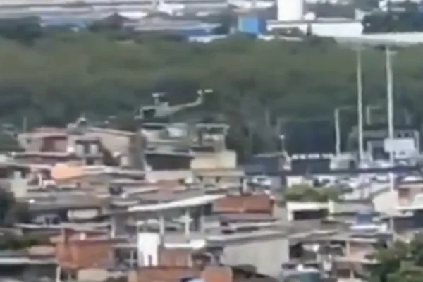 Imagem de helicóptero da PM